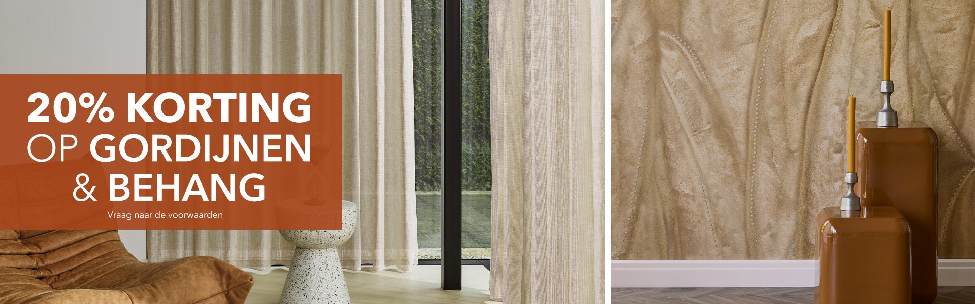 Actie 3 - Gordijnen & Behang