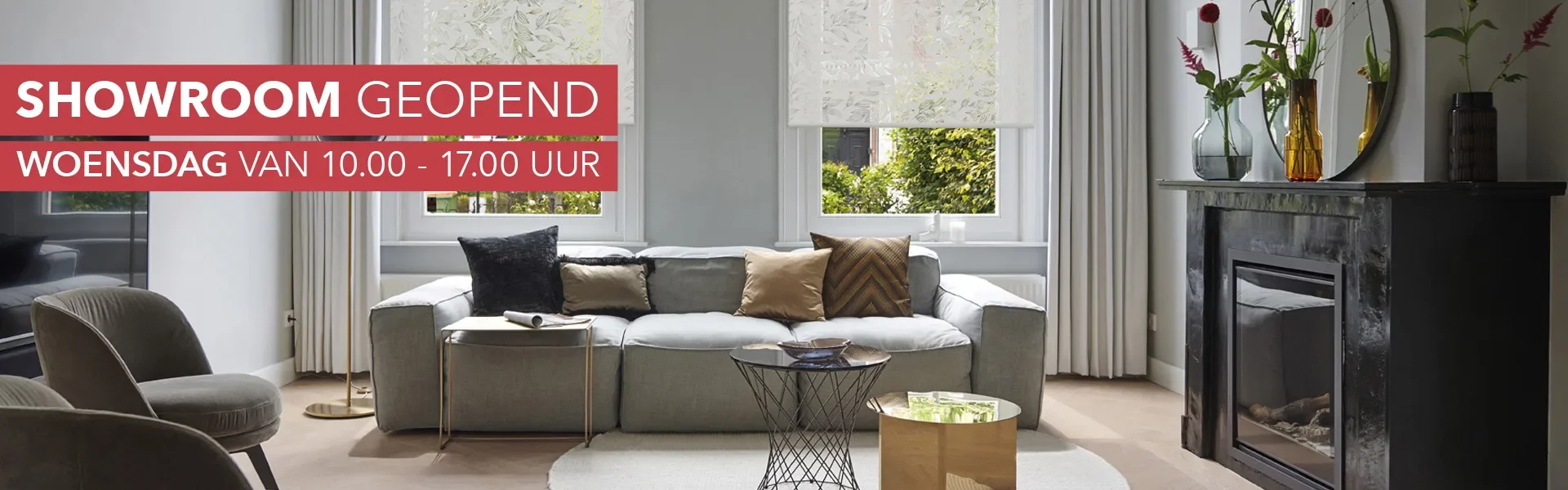Showroom woensdag open